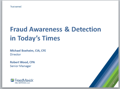 fraud awareness