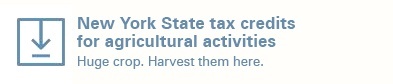 New York State Tax Credits for Agricultural Activities 
